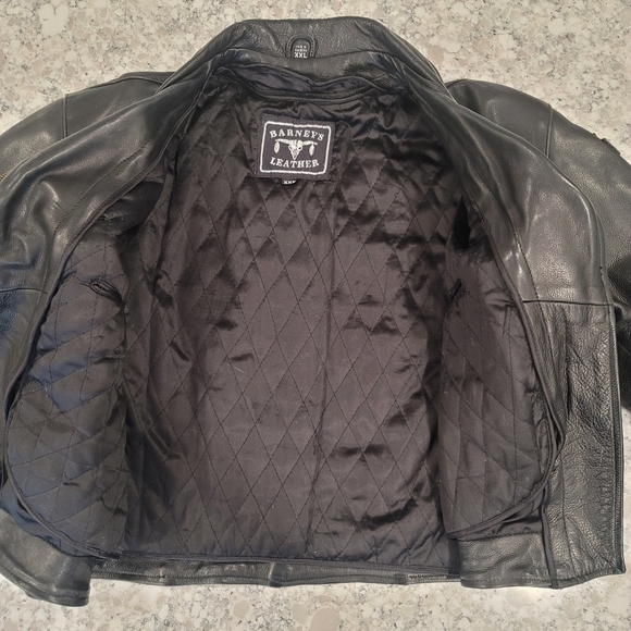 Biker Heavy-weight Classic Black Riding Leather - Picture 5 of 6